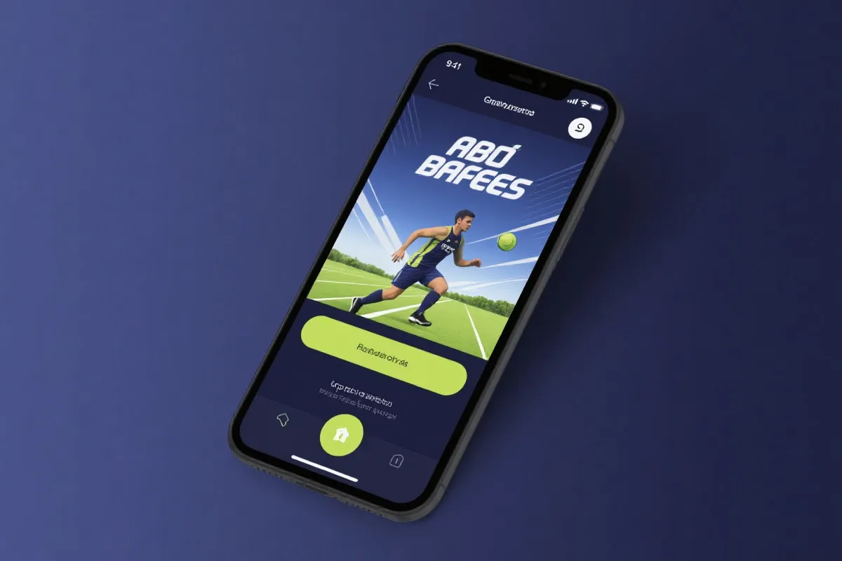 体育资讯与比分APP界面示意